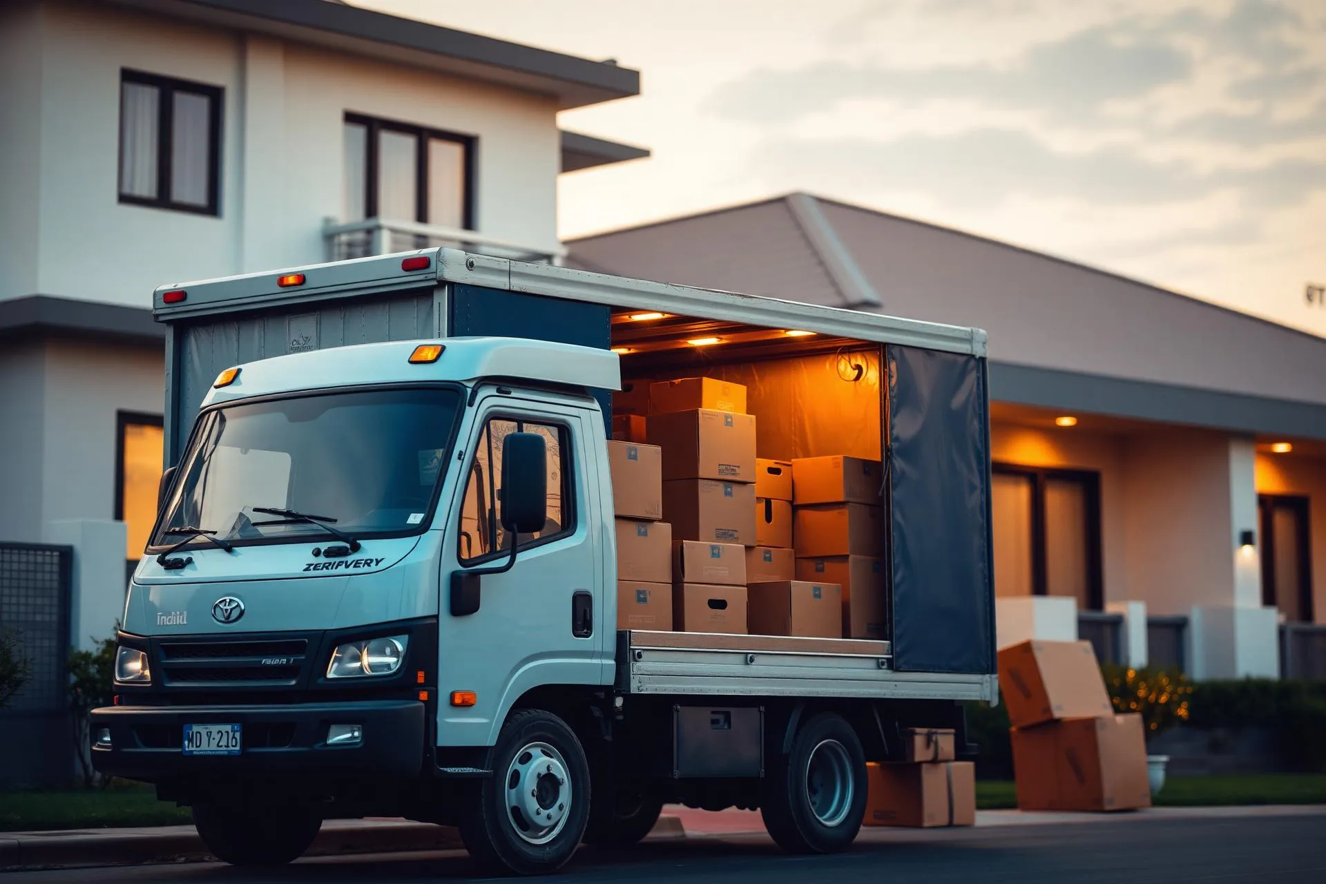 Rapid Packers and Movers Surat professional moving truck